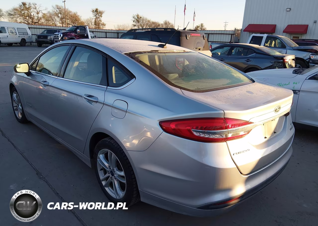 2018 Ford Fusion Hybrid Se VIN:3FA6P0LU5JR127919 - 3