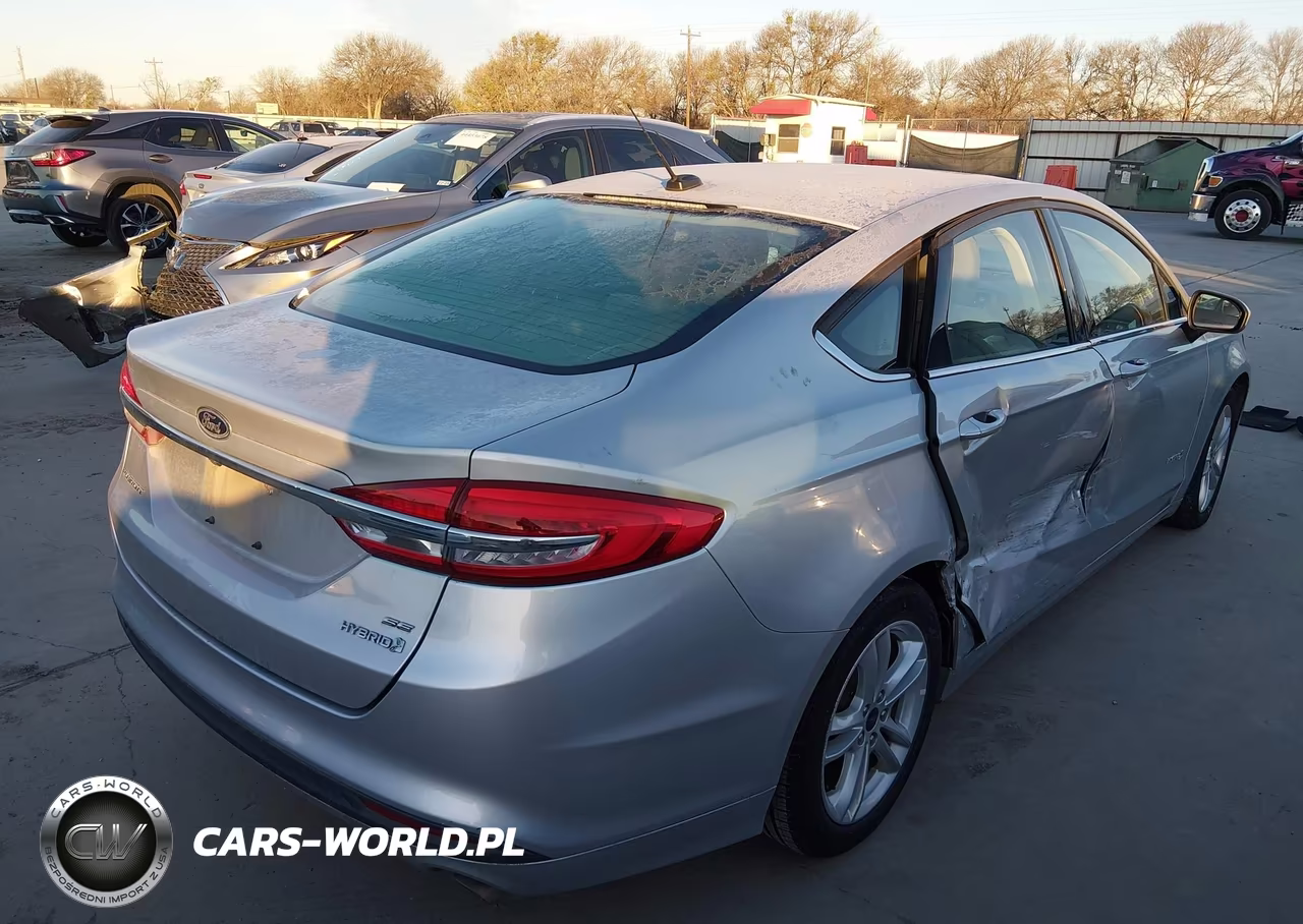 2018 Ford Fusion Hybrid Se VIN:3FA6P0LU5JR127919 - 4