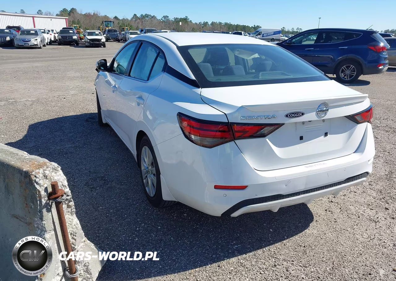 2022 Nissan Sentra S Xtronic Cvt VIN:3N1AB8BV2NY281353 - 3
