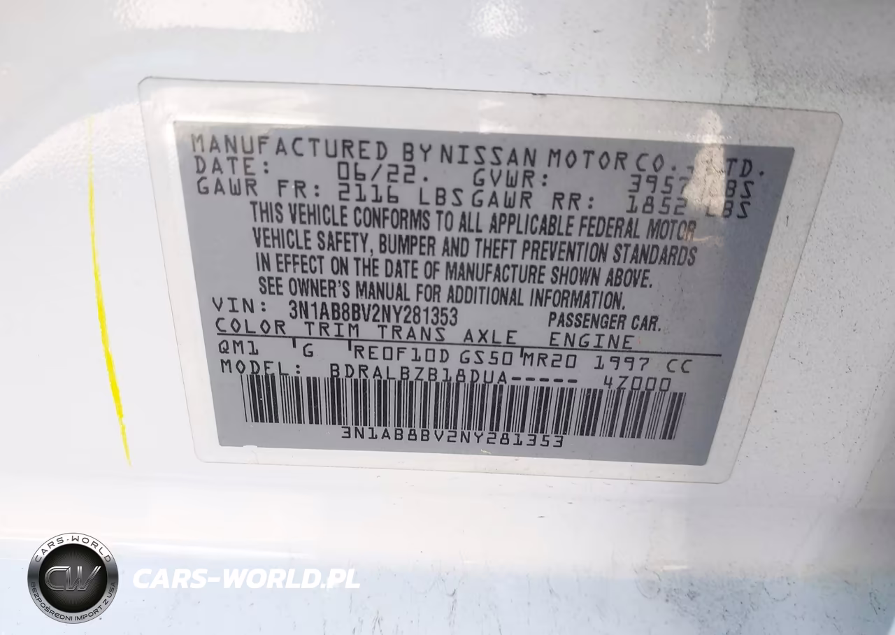 2022 Nissan Sentra S Xtronic Cvt VIN:3N1AB8BV2NY281353 - 9