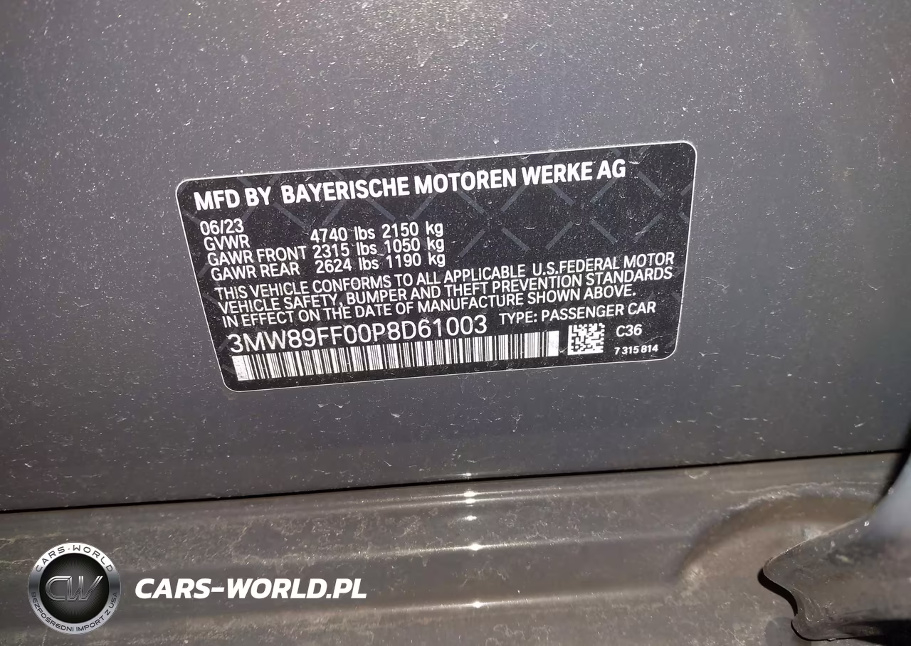 2023 BMW 330I xDrive VIN:3MW89FF00P8D61003 - 9