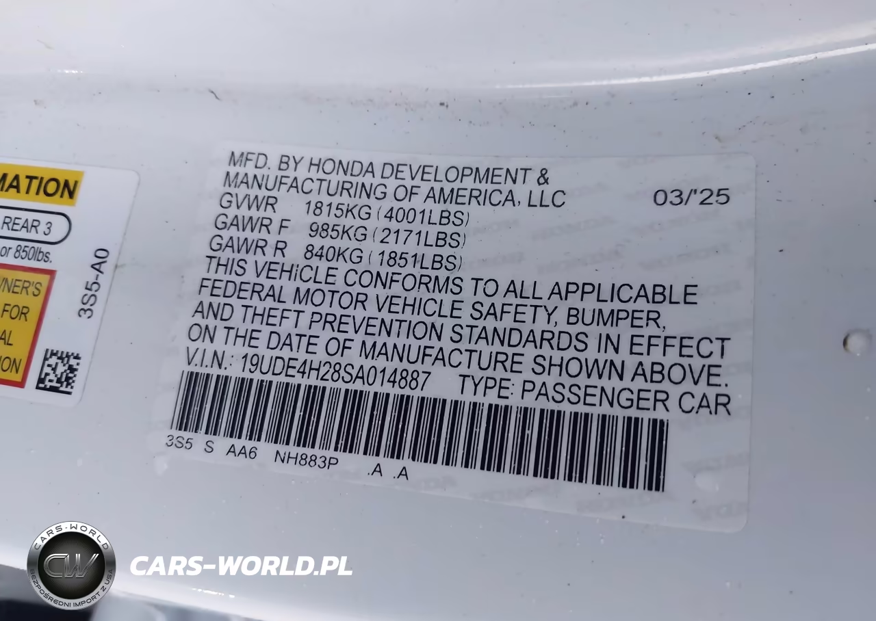 2025 Acura Integra VIN:19UDE4H28SA014887 - 9