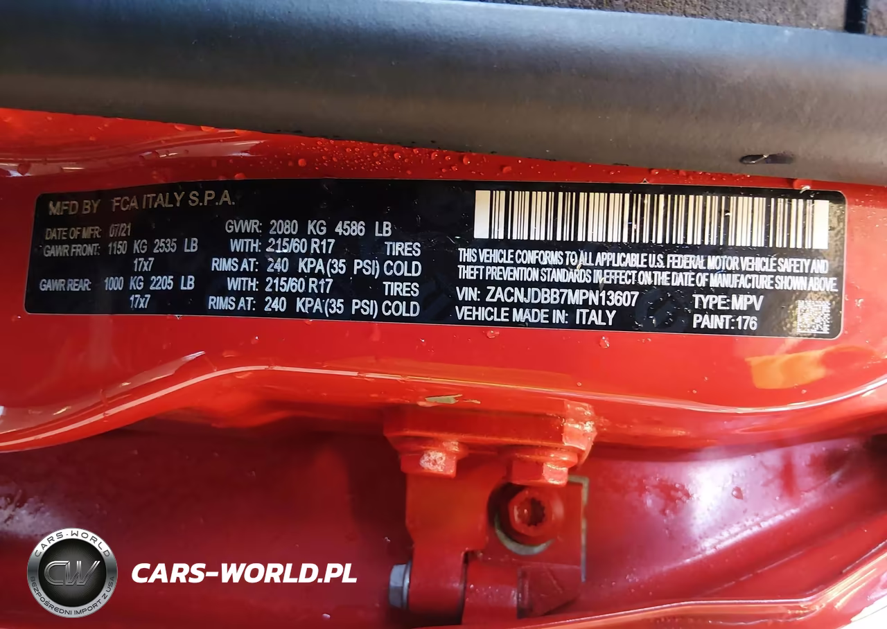 2021 Jeep Renegade Latitude 4X4 VIN:ZACNJDBB7MPN13607 - 9
