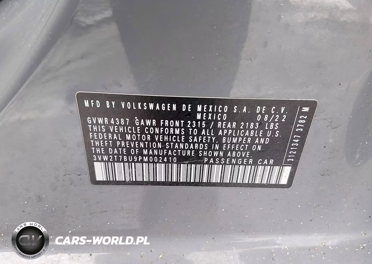 2023 Volkswagen Jetta Gli 2.0T Autobahn VIN:3VW2T7BU9PM002410 - 9