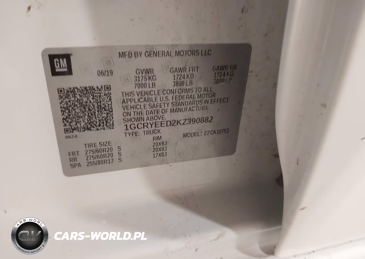2019 Chevrolet Silverado 1500 Rst VIN:1GCRYEED2KZ390882 - 9