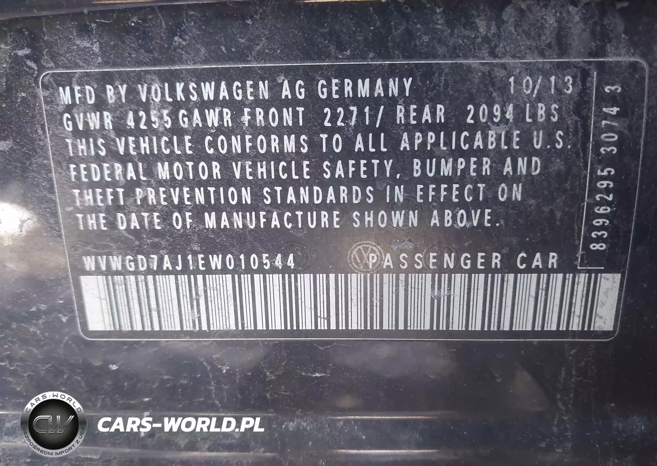 2014 Volkswagen Gti Wolfsburg Edition VIN:WVWGD7AJ1EW010544 - 9