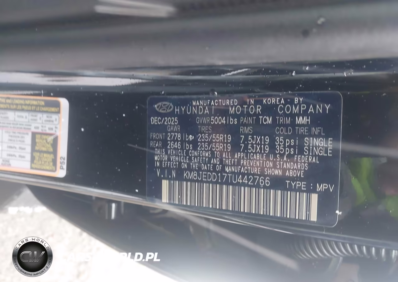 2026 Hyundai Tucson Hybrid Limited VIN:KM8JEDD17TU442766 - 9