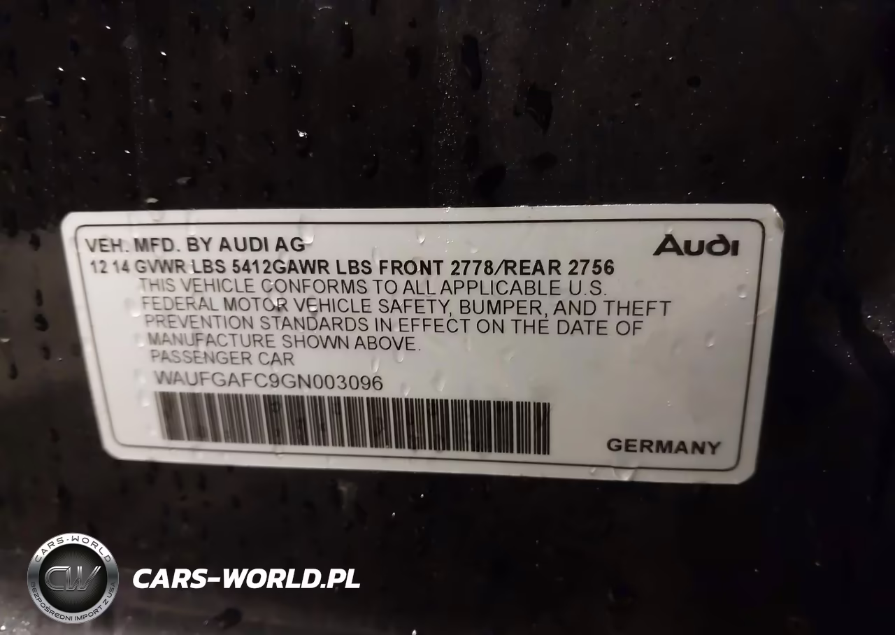 2016 Audi A6 3.0T Premium Plus VIN:WAUFGAFC9GN003096 - 9