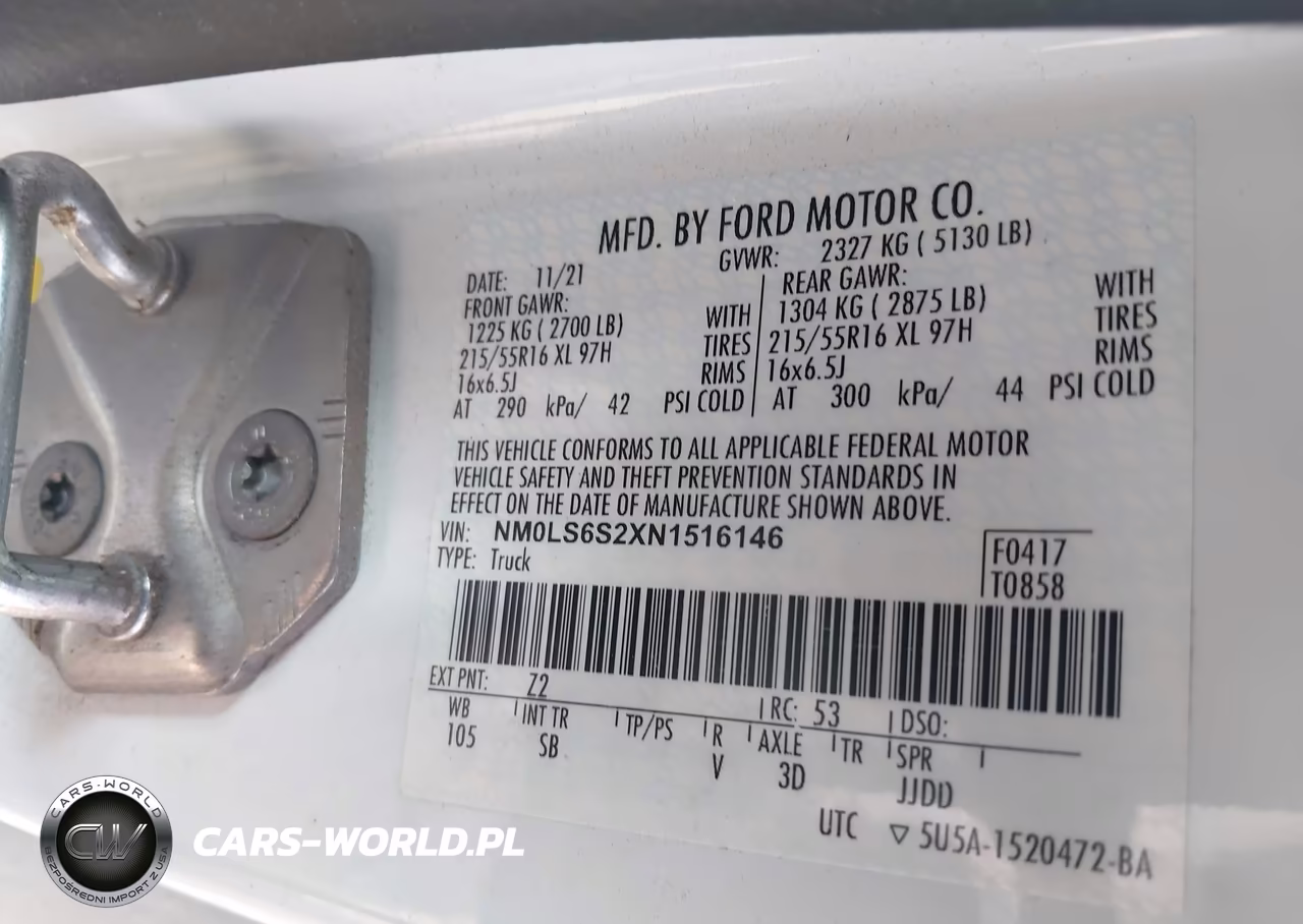 2022 Ford Transit Connect Xl VIN:NM0LS6S2XN1516146 - 9