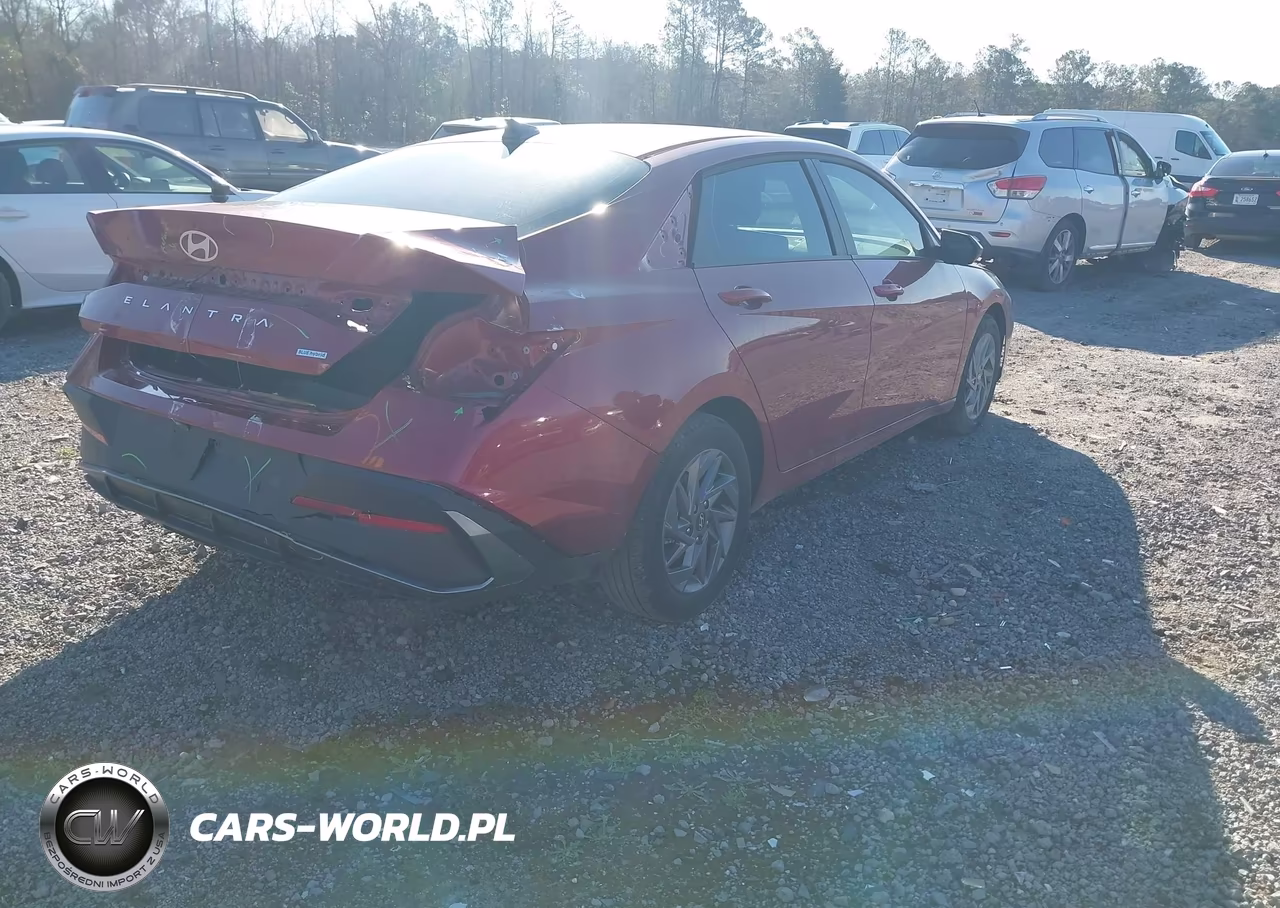 2025 Hyundai Elantra Blue-Sel Sport VIN:KMHLM4DJ0SU157868 - 4