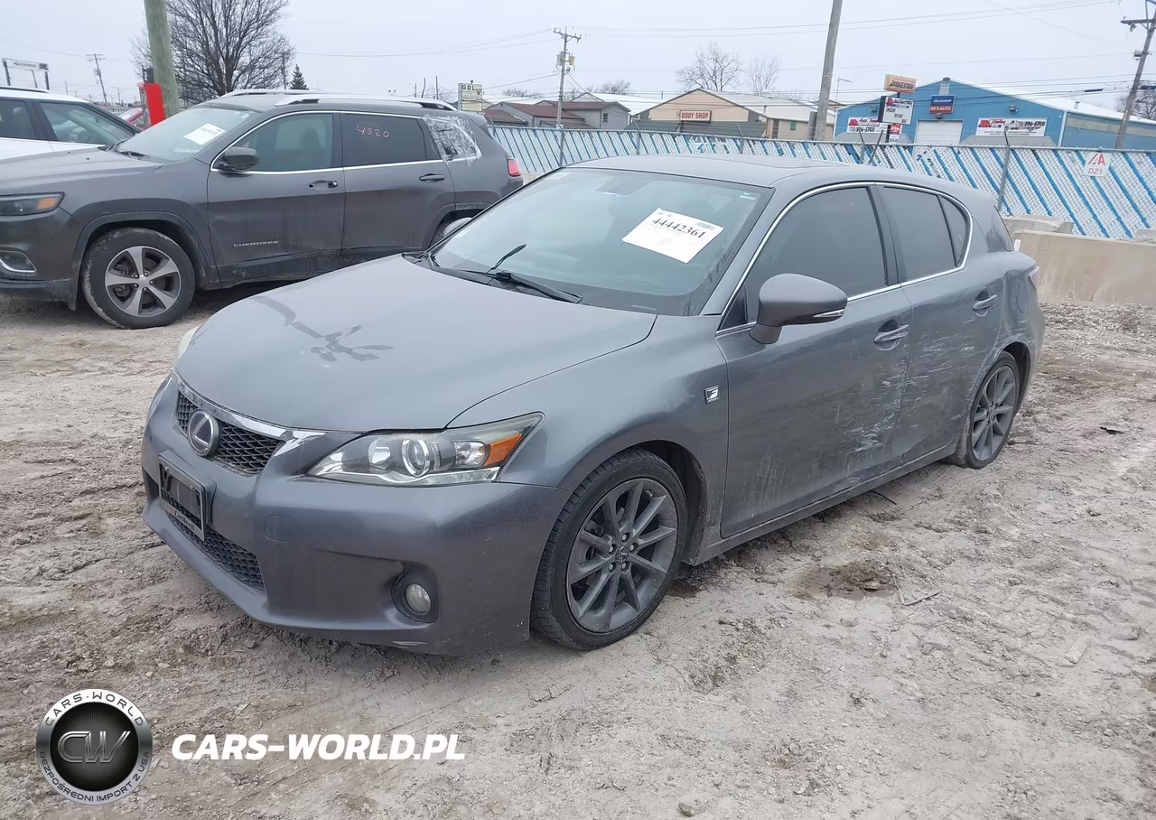 2013 Lexus Ct 200H VIN:JTHKD5BH7D2169616 - 2