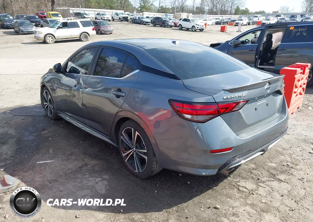 2020 Nissan Sentra Sr Xtronic Cvt VIN:3N1AB8DV1LY221025 - 3