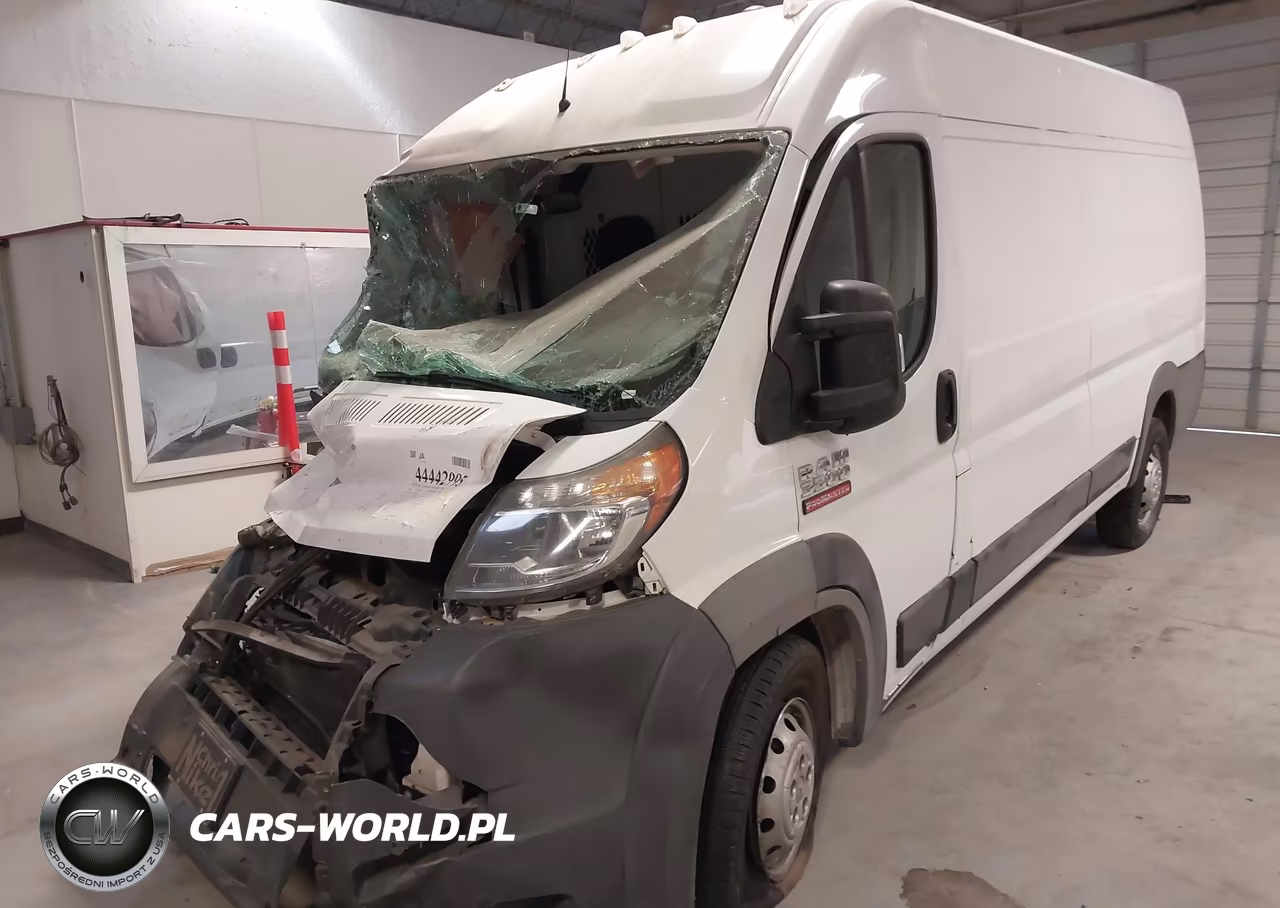2018 Ram Promaster 3500 Cargo Van High Roof 159 Wb Ext VIN:3C6URVJG1JE108238 - 2