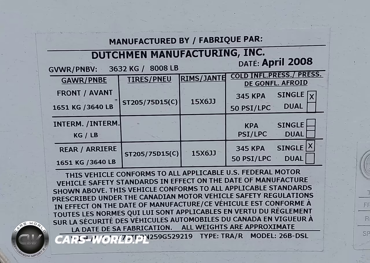 2009 Dutchmen Ranier VIN:47CTDRN259G529219 - 9