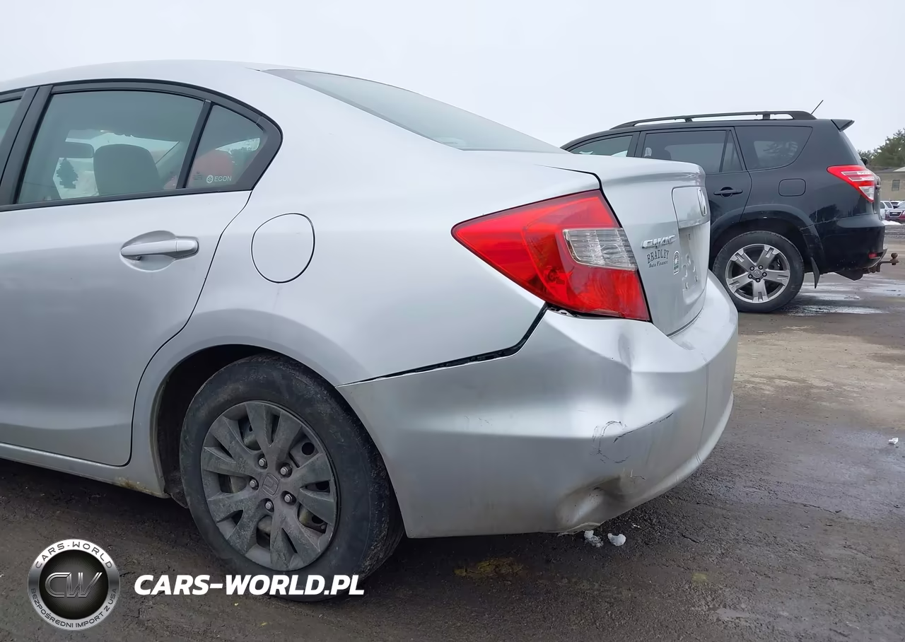 2012 Honda Civic Lx VIN:2HGFB2F58CH592302 - 6