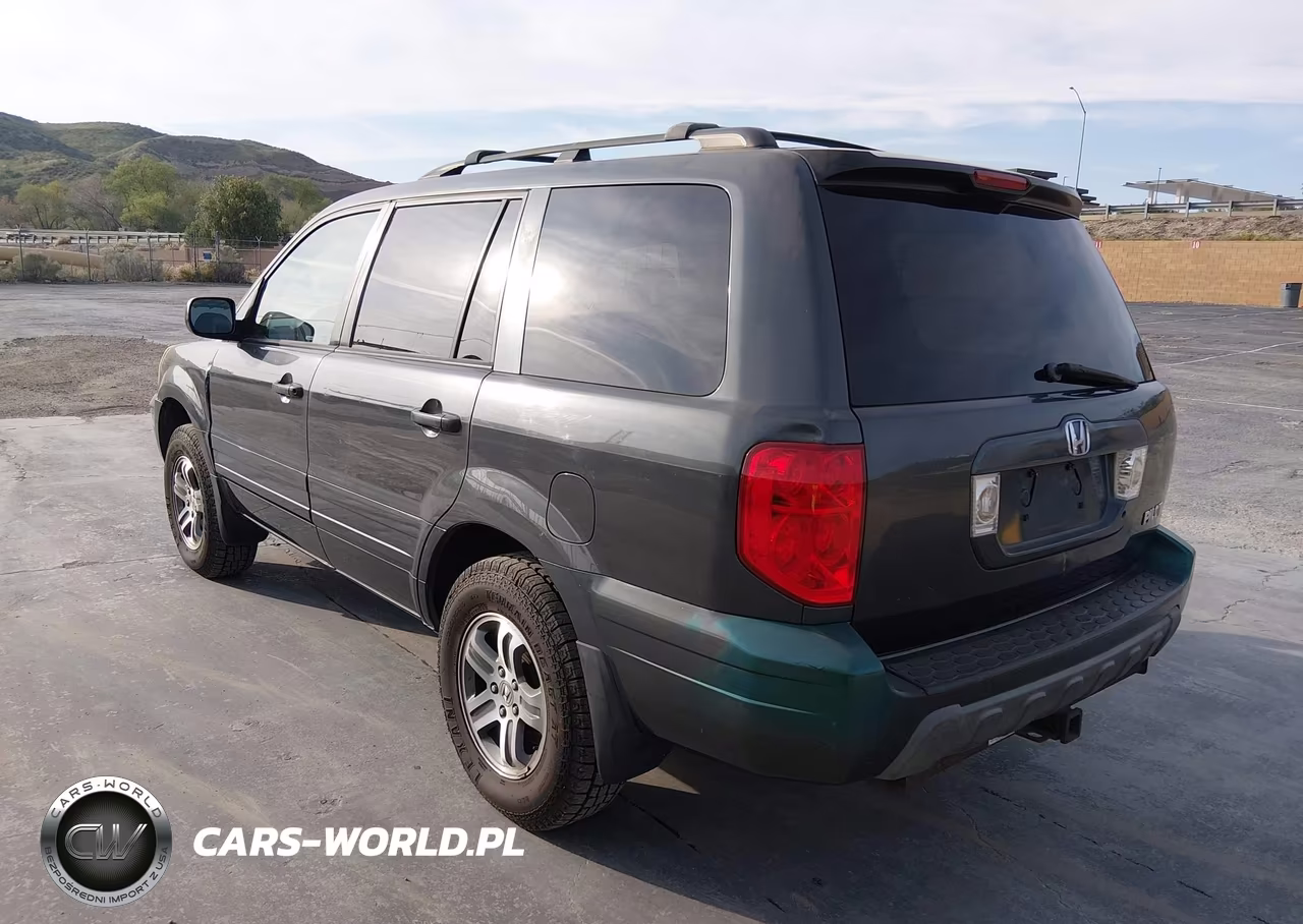 2004 Honda Pilot Ex-L VIN:2HKYF18534H549448 - 3
