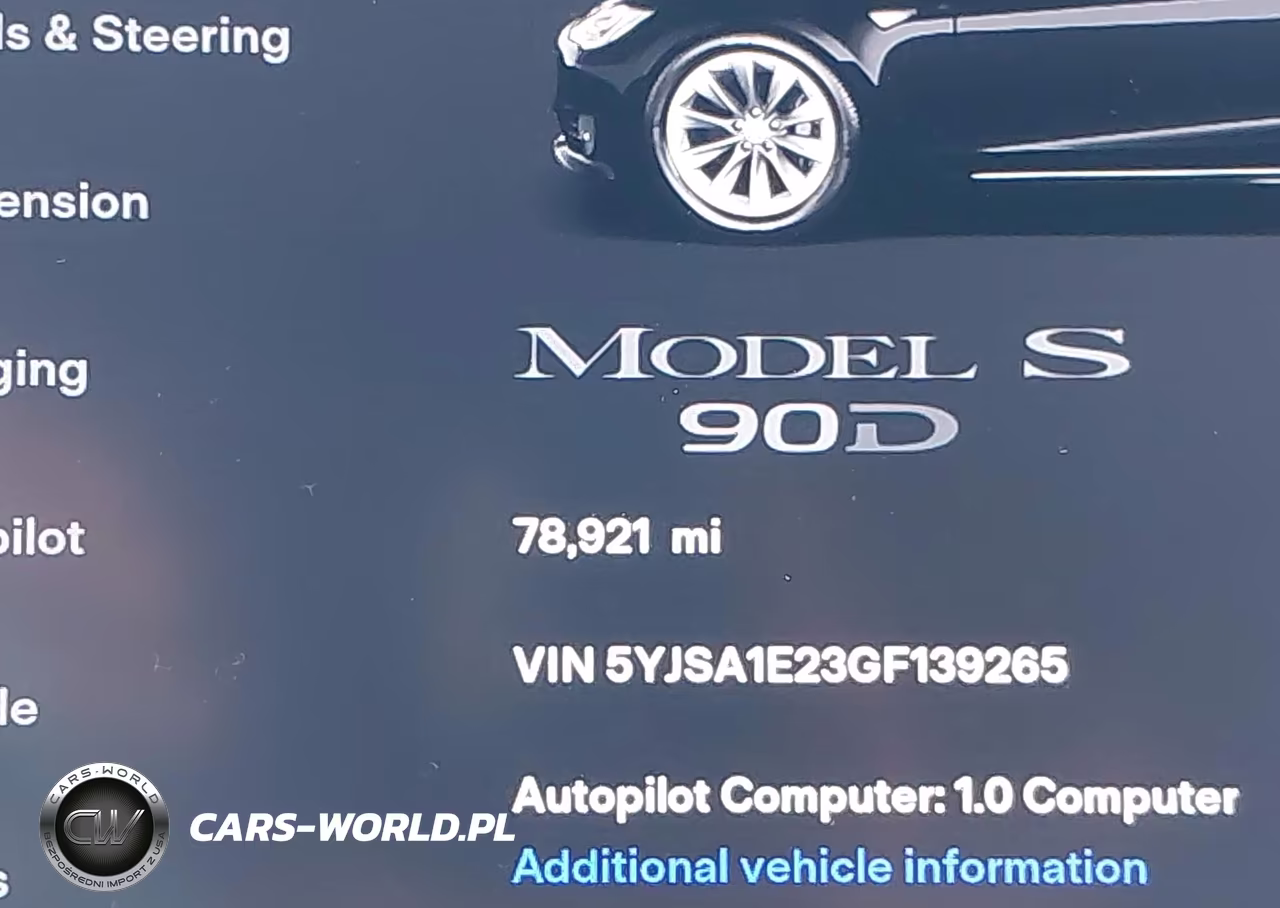 2016 Tesla Model S 60D-70D-75D-85D-90D VIN:5YJSA1E23GF139265 - 16