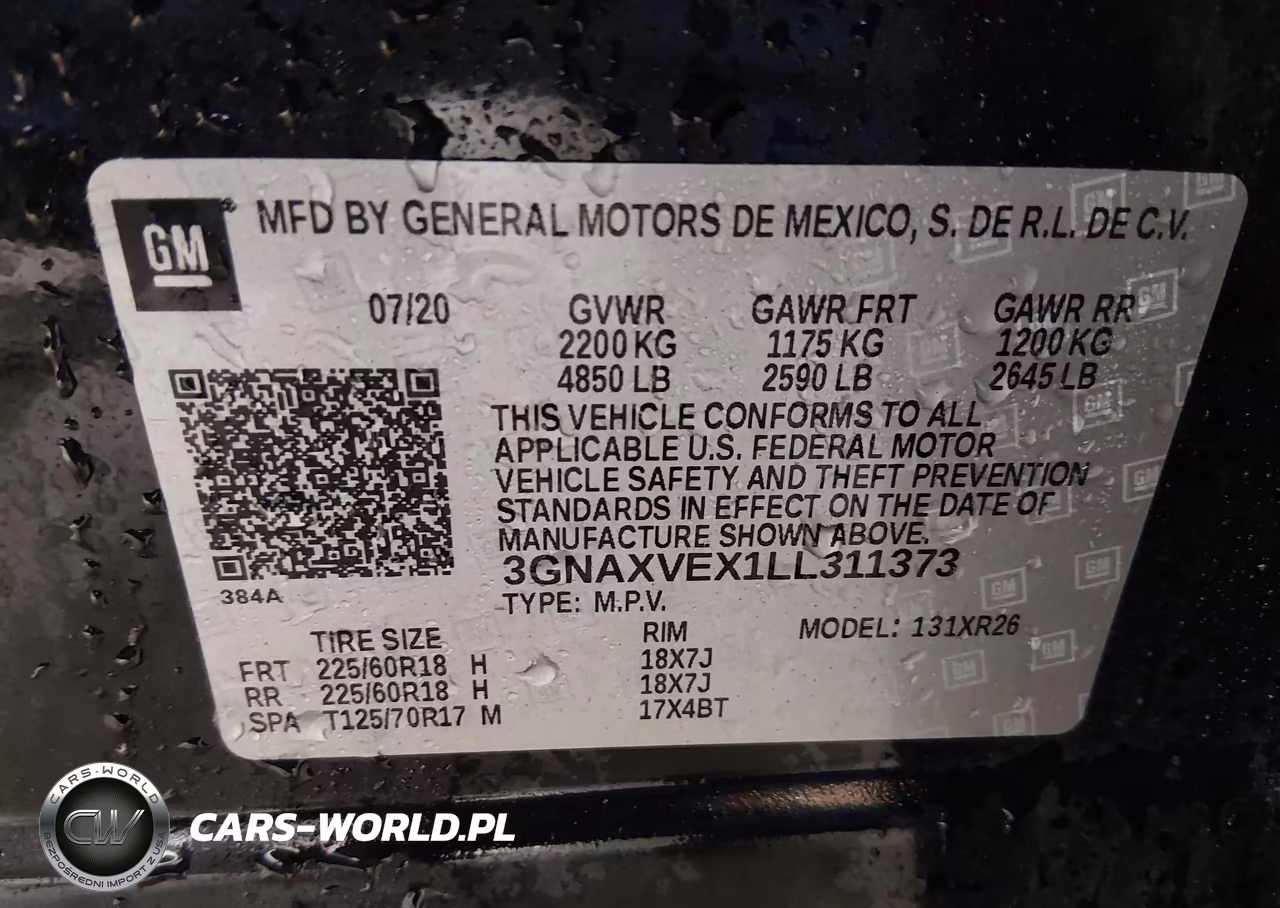 2020 Chevrolet Equinox Awd Lt 2.0L Turbo VIN:3GNAXVEX1LL311373 - 9