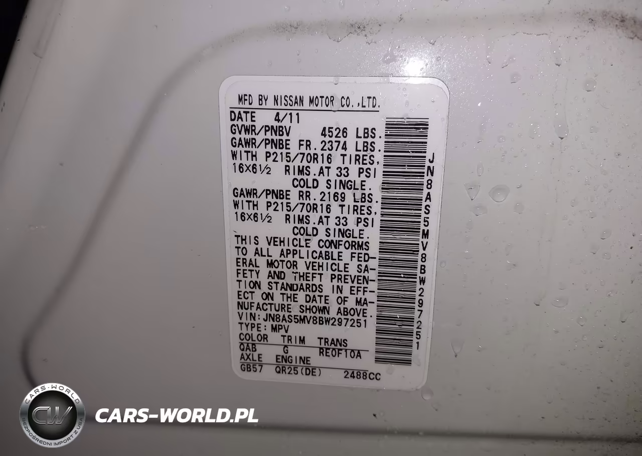 2011 Nissan Rogue S VIN:JN8AS5MV8BW297251 - 9