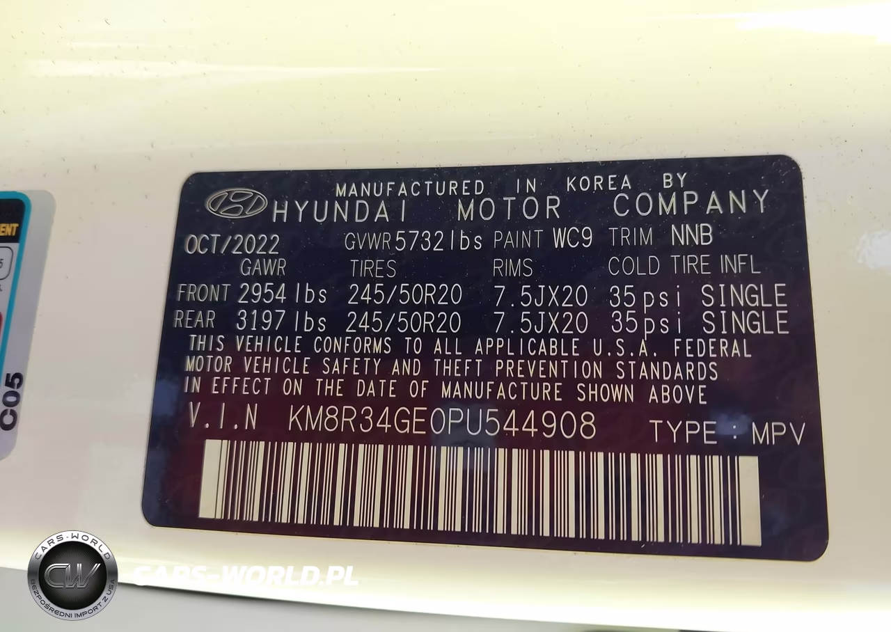 2023 Hyundai Palisade Xrt VIN:KM8R34GE0PU544908 - 9