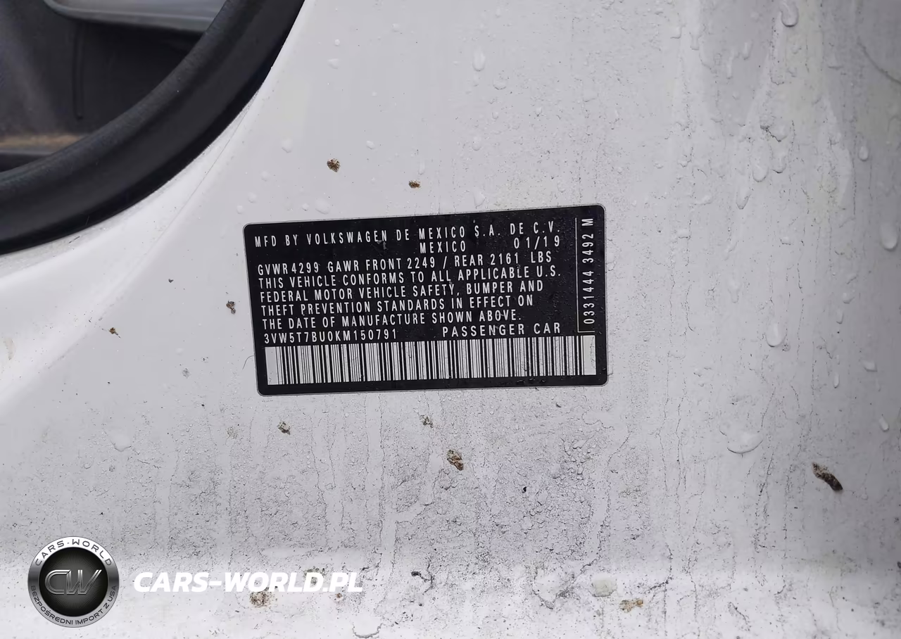 2019 Volkswagen Jetta Gli 2.0T 35Th Anniversary Edition-2.0T Autobahn-2.0T S VIN:3VW5T7BU0KM150791 - 9