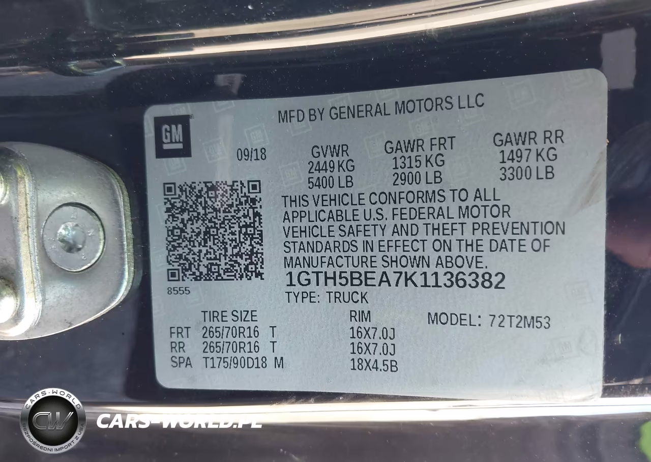 2019 GMC Canyon VIN:1GTH5BEA7K1136382 - 9