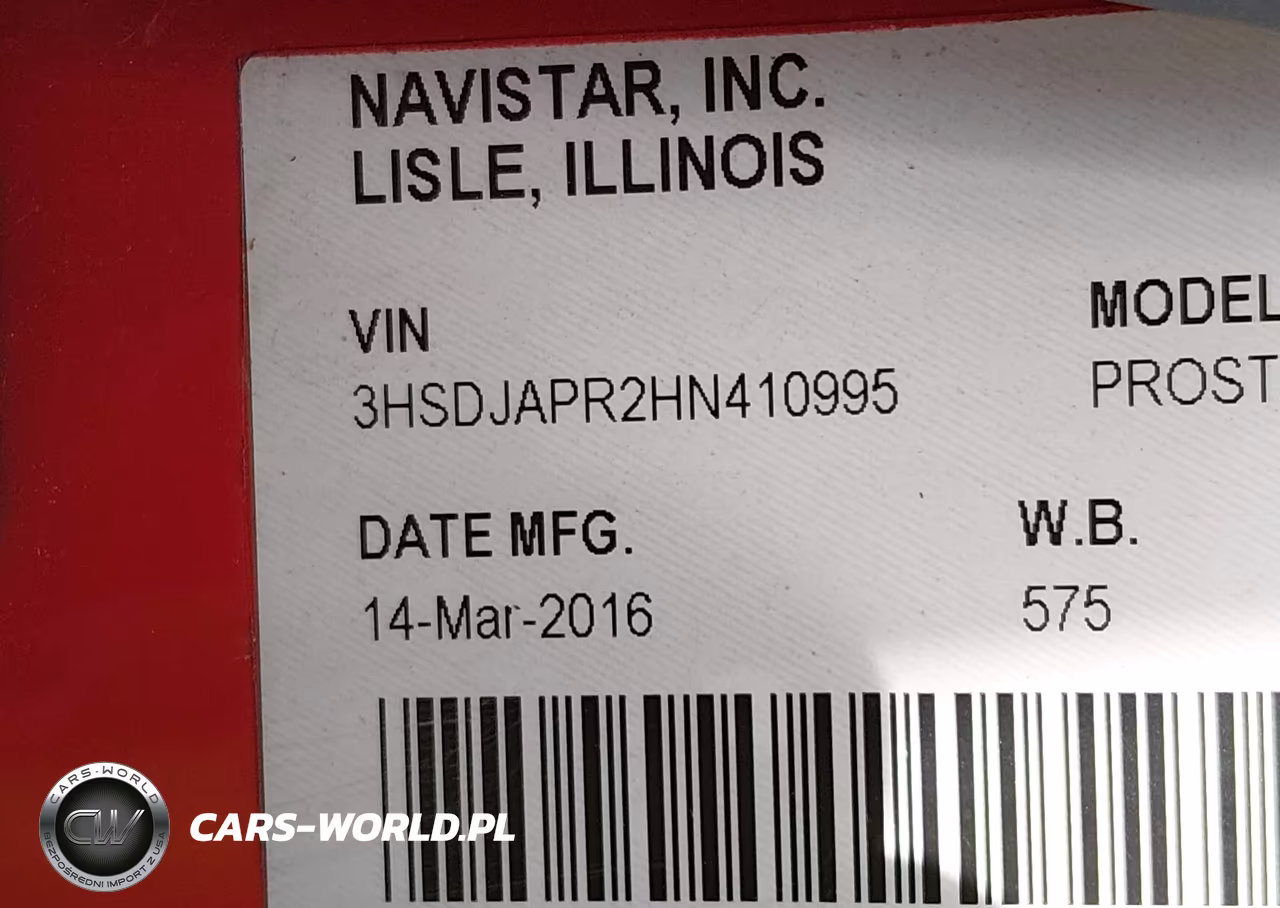 2017 International Prostar+ VIN:3HSDJAPR2HN410995 - 9