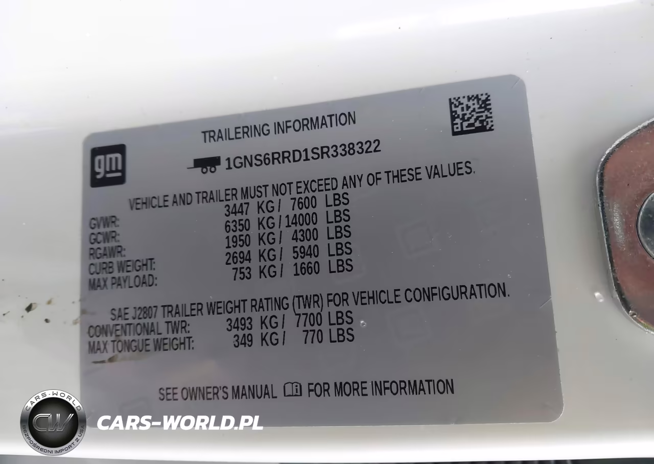 2025 Chevrolet Tahoe 4Wd Rst VIN:1GNS6RRD1SR338322 - 9