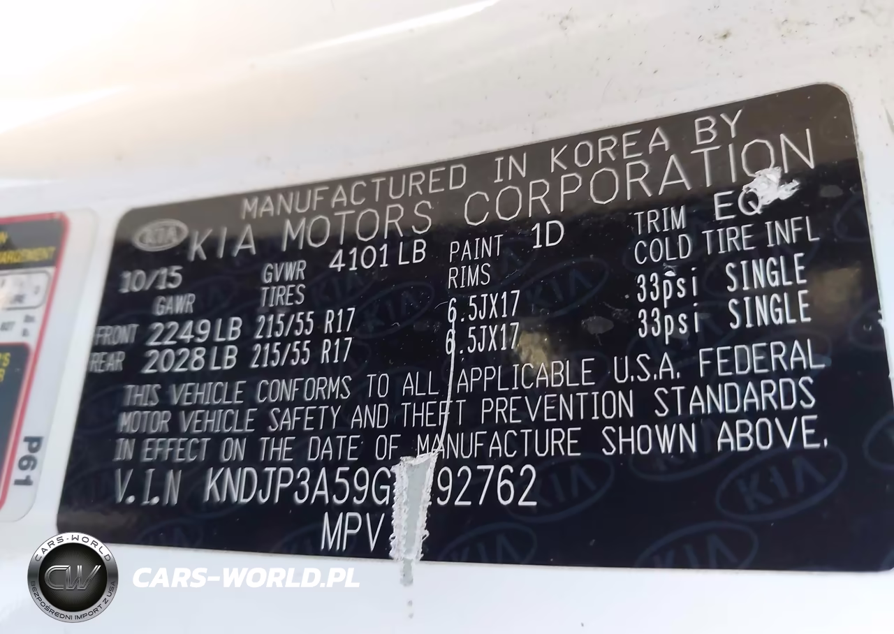 2016 Kia Soul + VIN:KNDJP3A59G7292762 - 9