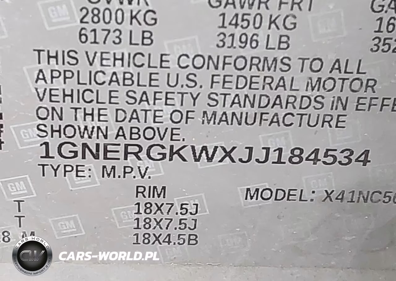 2018 Chevrolet Traverse 1Lt VIN:1GNERGKWXJJ184534 - 9