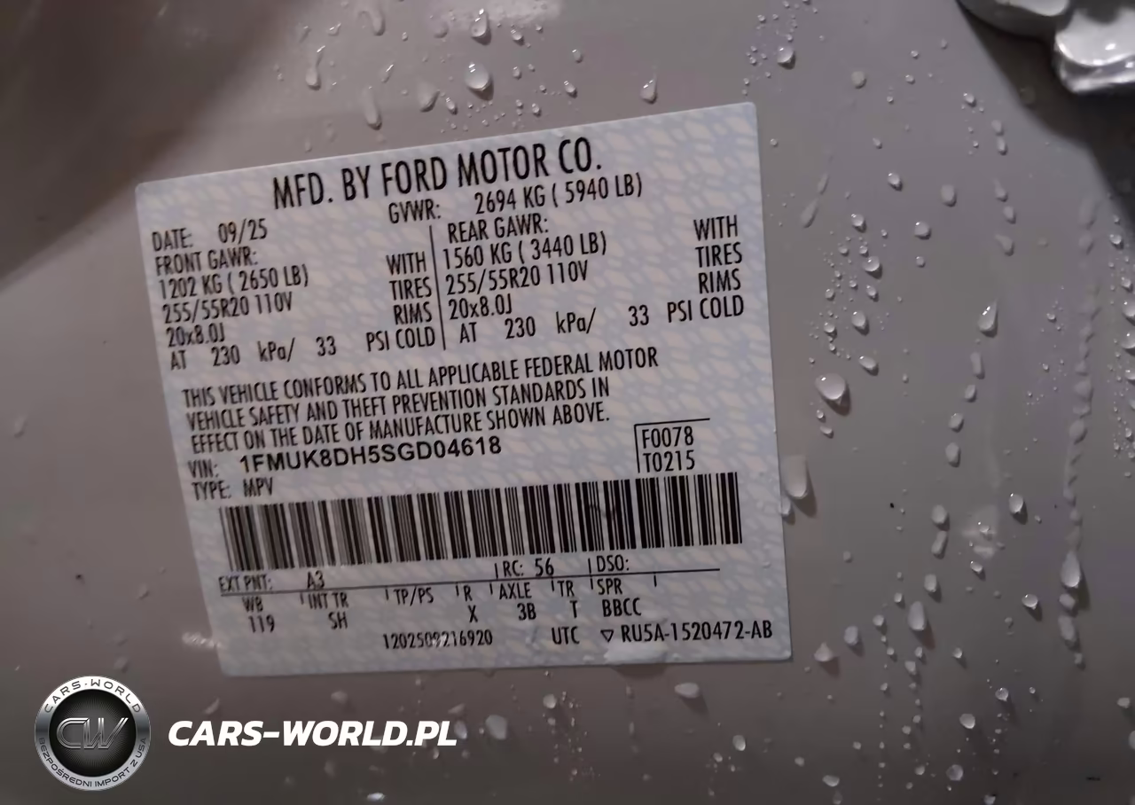 2025 Ford Explorer Active VIN:1FMUK8DH5SGD04618 - 9