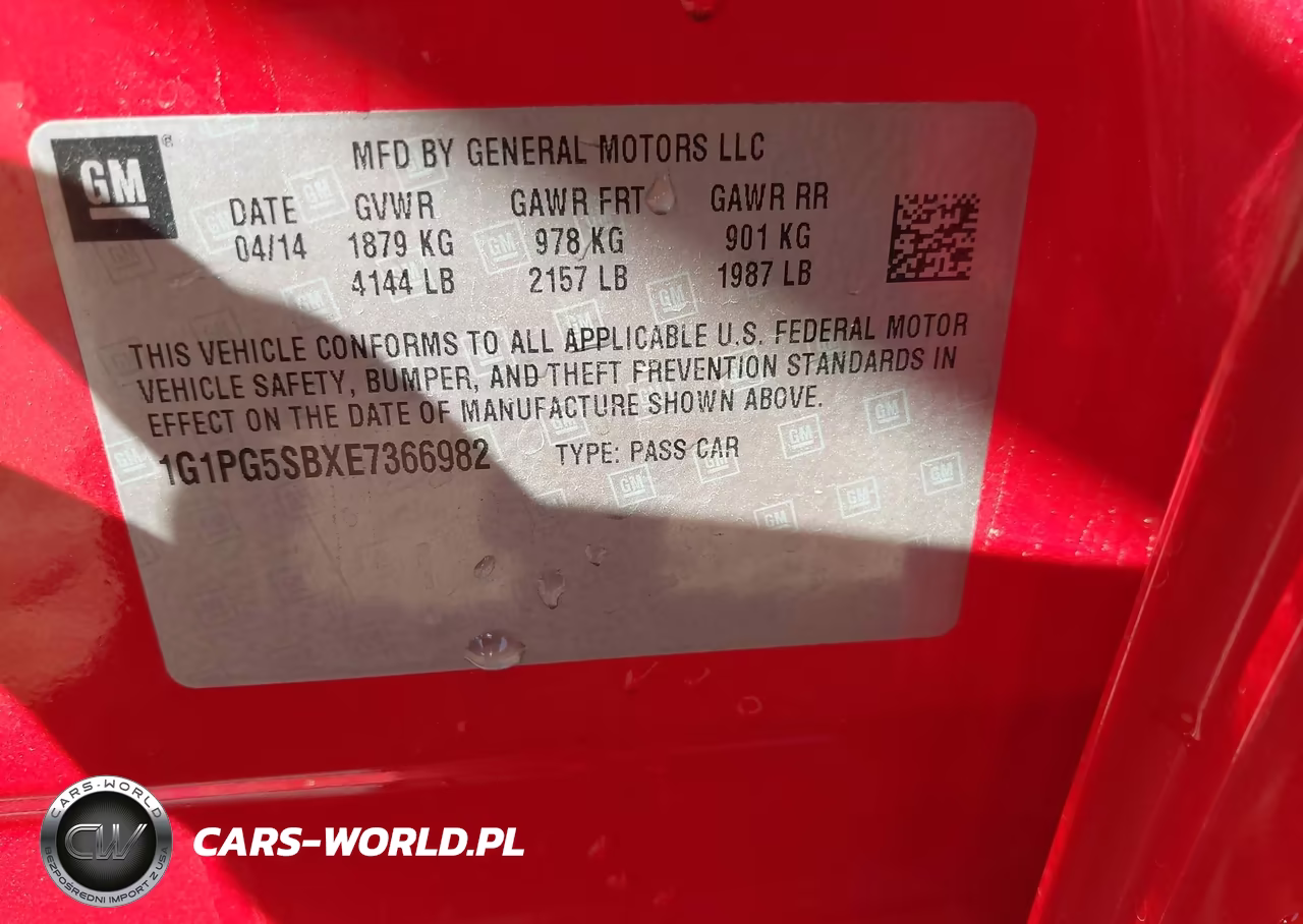 2014 Chevrolet Cruze Ltz VIN:1G1PG5SBXE7366982 - 9