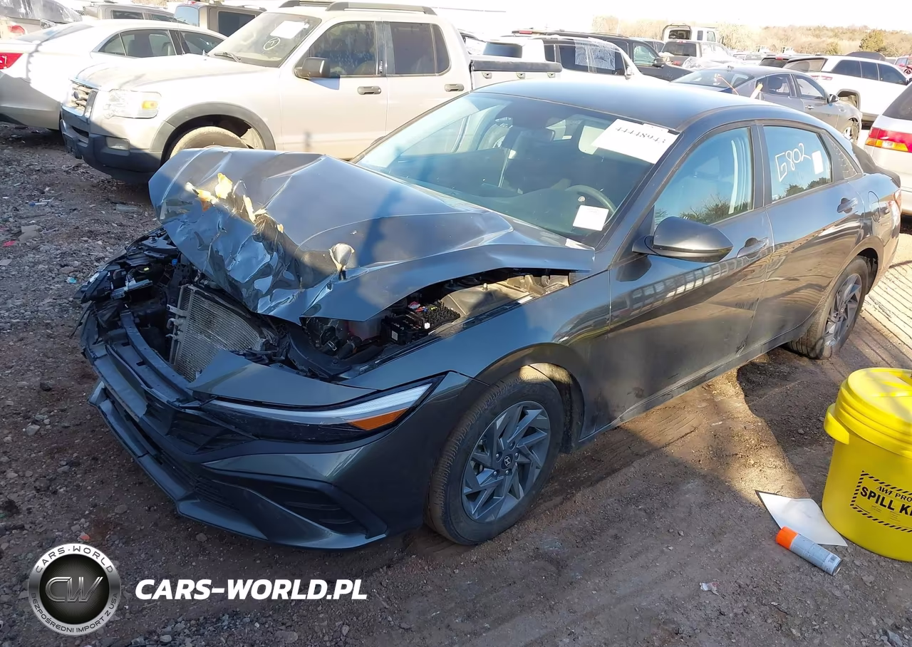 2024 Hyundai Elantra Hybrid Blue VIN:KMHLM4DJXRU113418 - 2