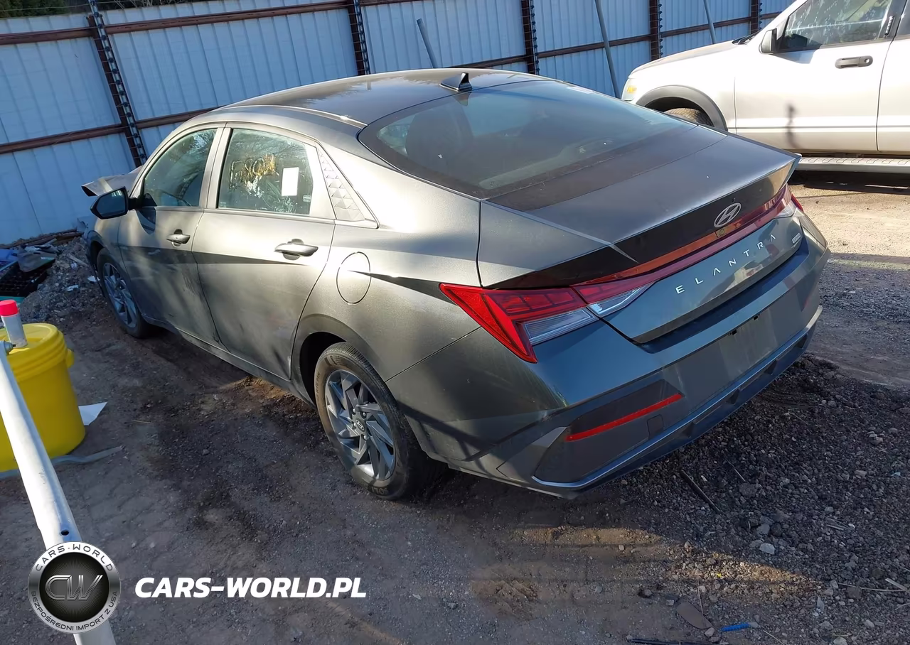 2024 Hyundai Elantra Hybrid Blue VIN:KMHLM4DJXRU113418 - 3