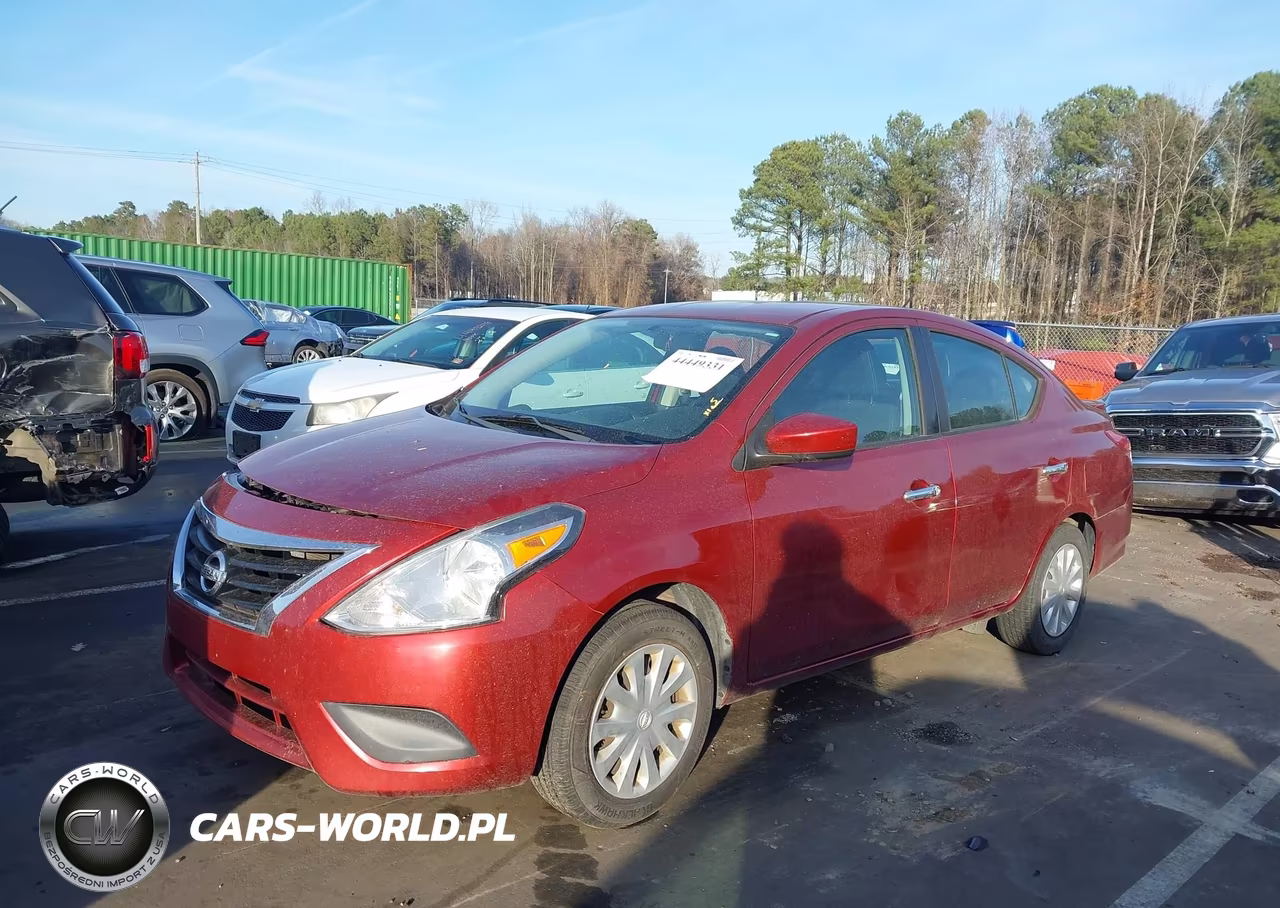 2019 Nissan Versa 1.6 Sv VIN:3N1CN7AP8KL872227 - 2