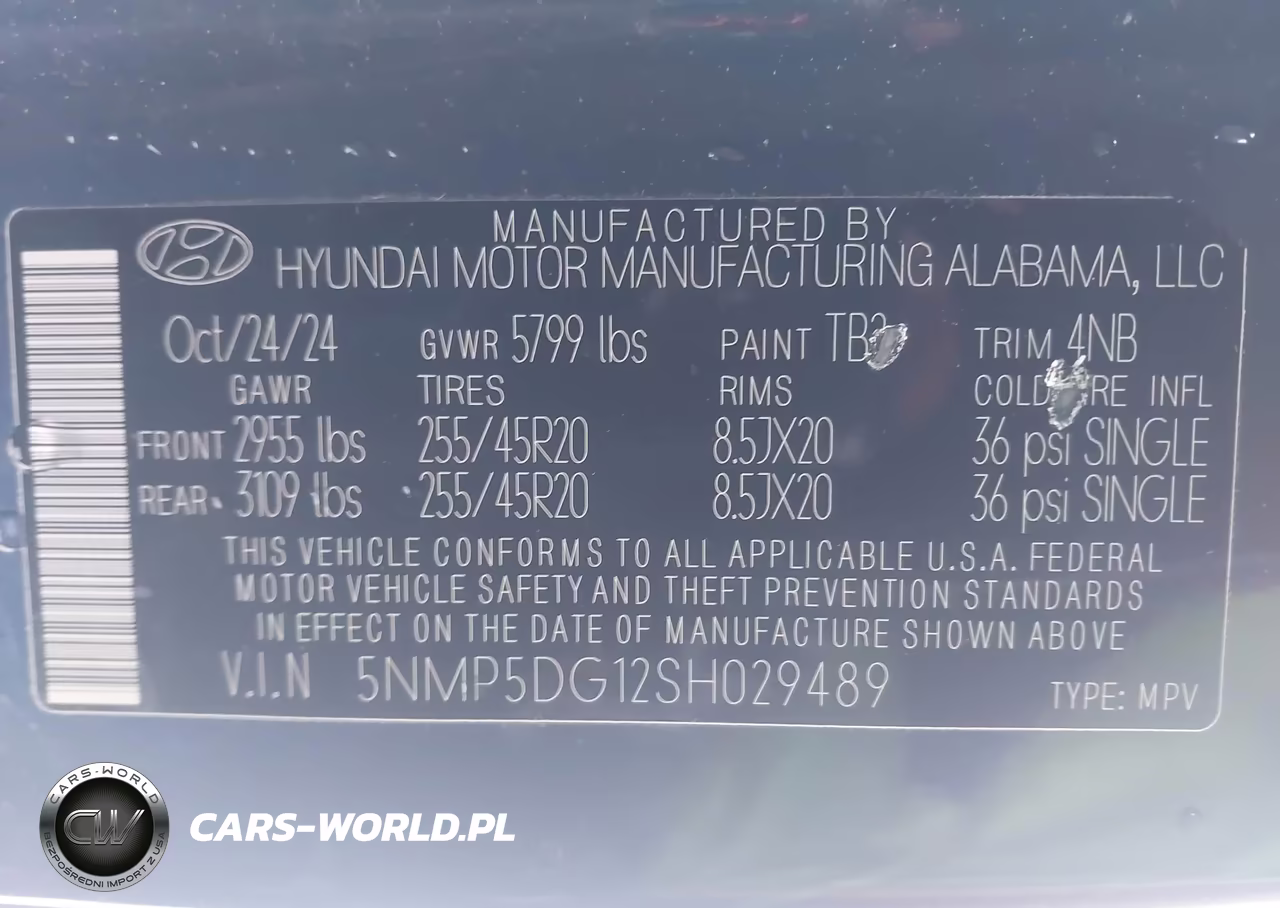 2025 Hyundai Santa Fe Hybrid Calligraphy VIN:5NMP5DG12SH029489 - 9