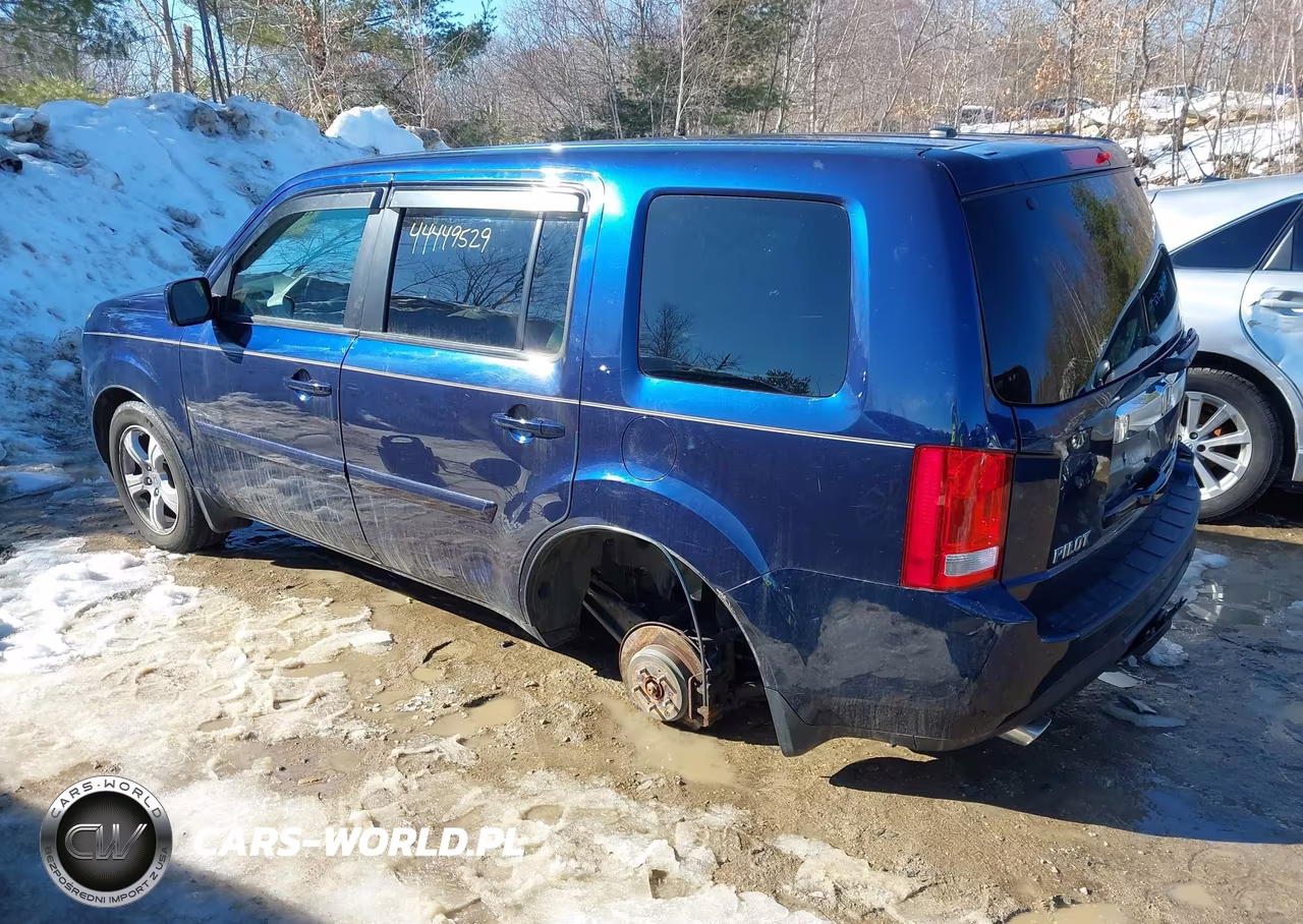 2014 Honda Pilot Ex-L VIN:5FNYF4H57EB039265 - 3
