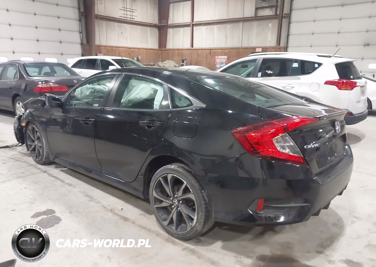 2020 Honda Civic Sport VIN:2HGFC2F8XLH593040 - 3
