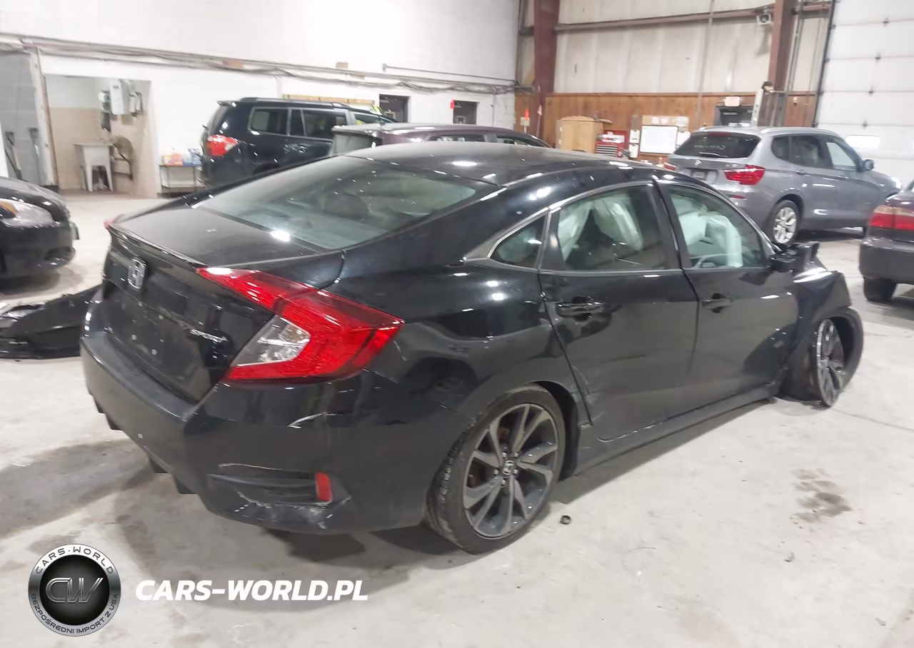 2020 Honda Civic Sport VIN:2HGFC2F8XLH593040 - 4
