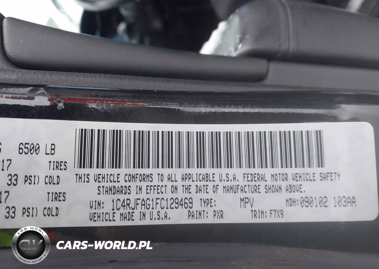 2015 Jeep Grand Cherokee Laredo VIN:1C4RJFAG1FC129469 - 9