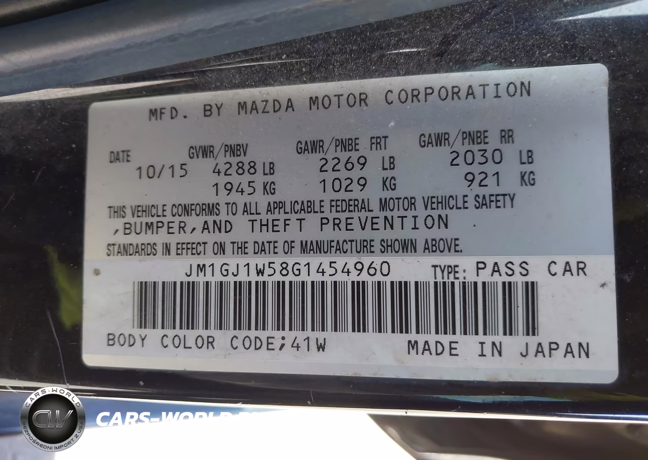 2016 Mazda Mazda6 I Grand Touring VIN:JM1GJ1W58G1454960 - 9