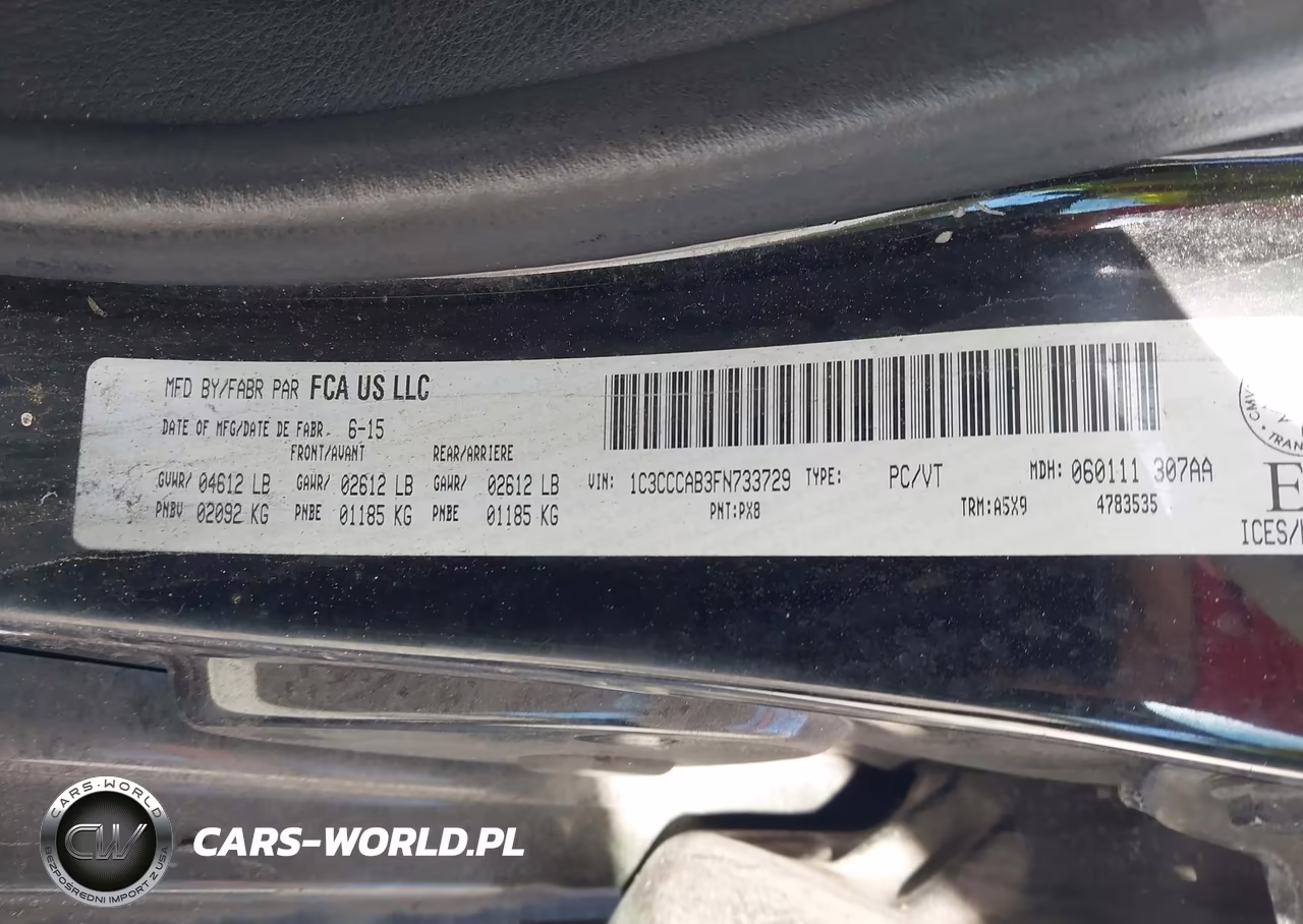2015 Chrysler 200 Limited VIN:1C3CCCAB3FN733729 - 9