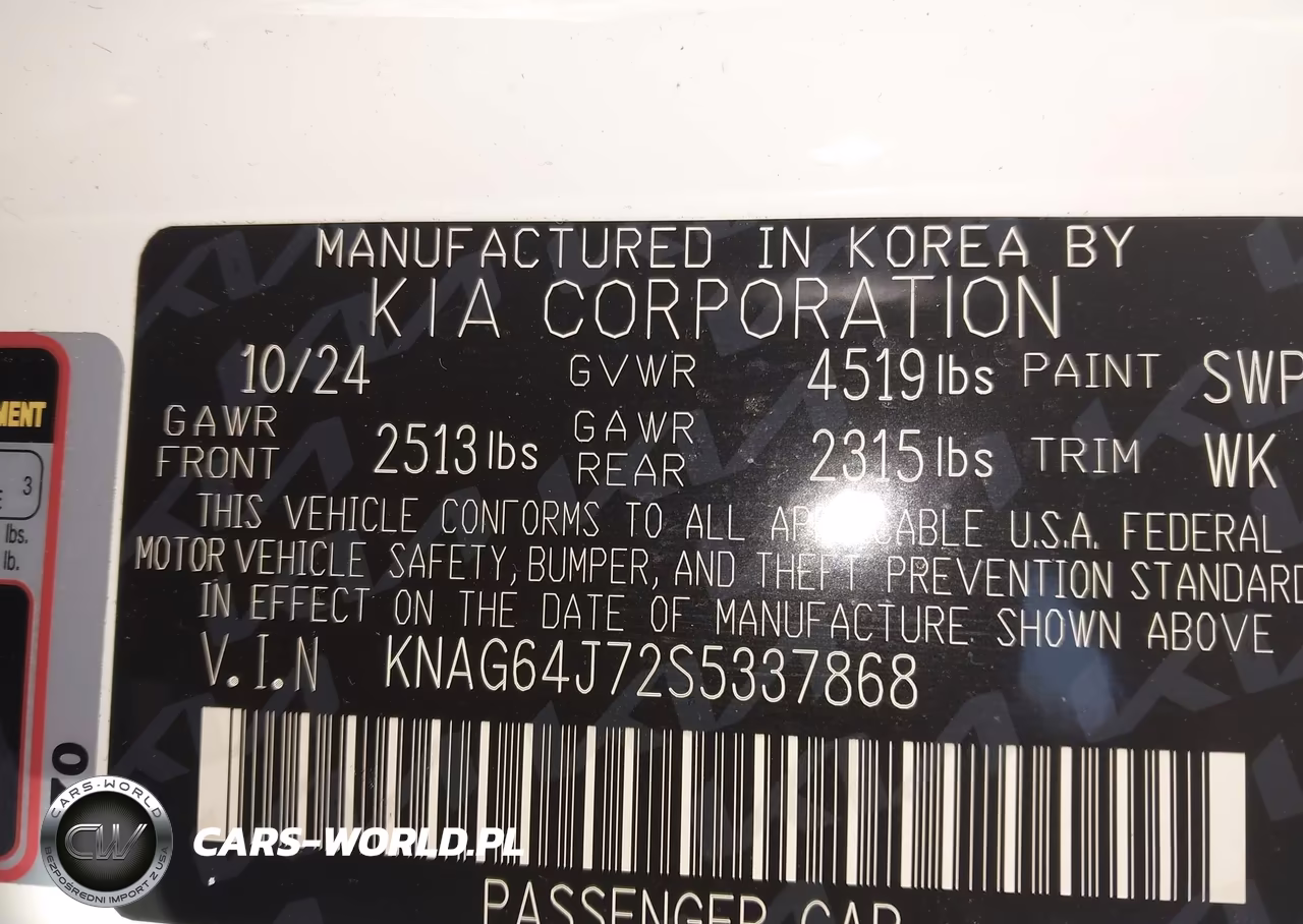 2025 Kia K5 Gt-Line VIN:KNAG64J72S5337868 - 9