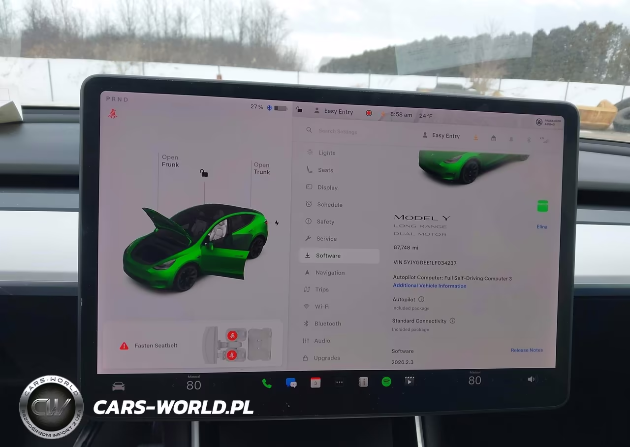 2020 Tesla Model Y Long Range Dual Motor All-Wheel Drive VIN:5YJYGDEE1LF034237 - 18