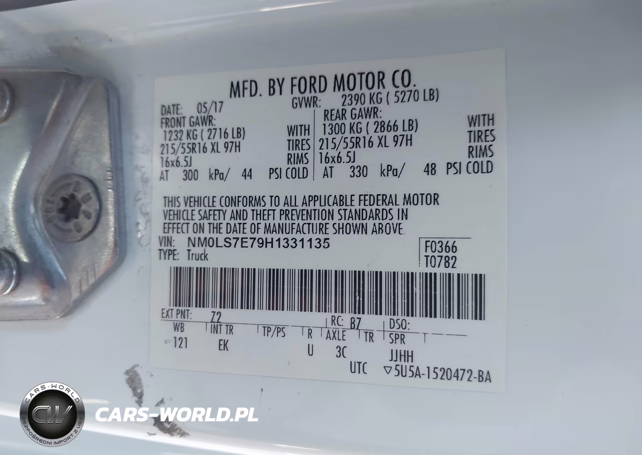 2017 Ford Transit Connect Xl VIN:NM0LS7E79H1331135 - 9