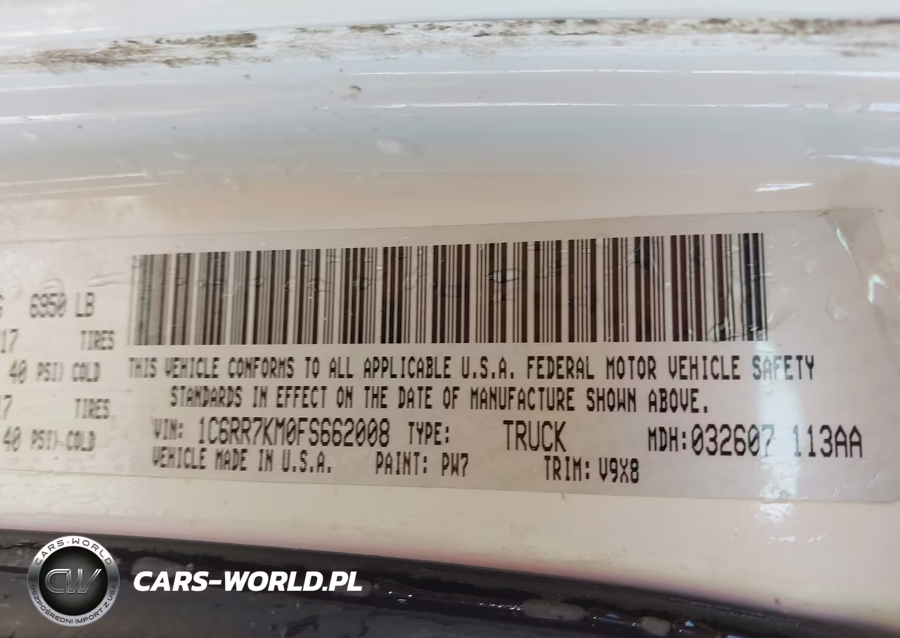 2015 Ram 1500 Tradesman VIN:1C6RR7KM0FS662008 - 9