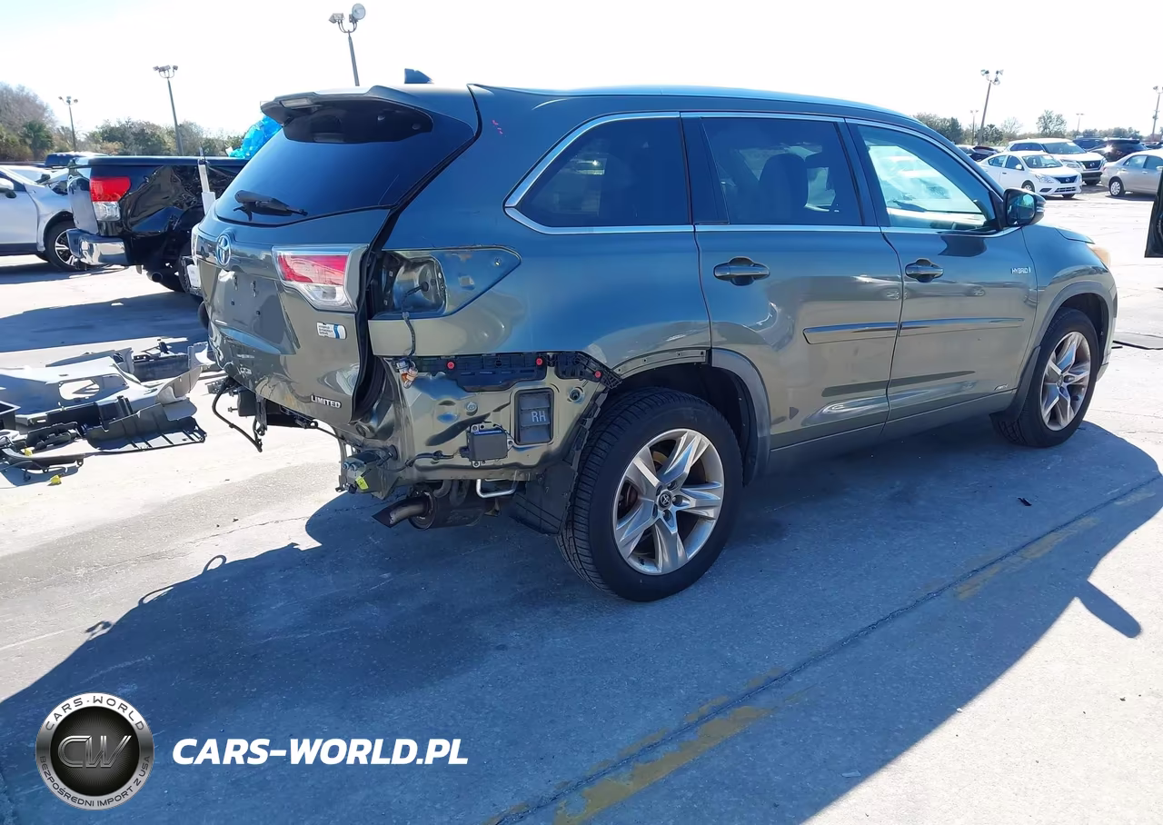 2016 Toyota Highlander Hybrid Limited Platinum V6 VIN:5TDDCRFH0GS017642 - 4