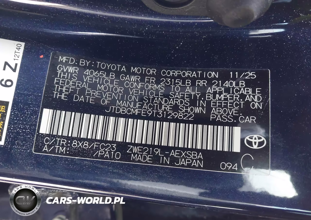 2026 Toyota Corolla Hybrid Hybrid Se VIN:JTDBCMFE9T3129822 - 9