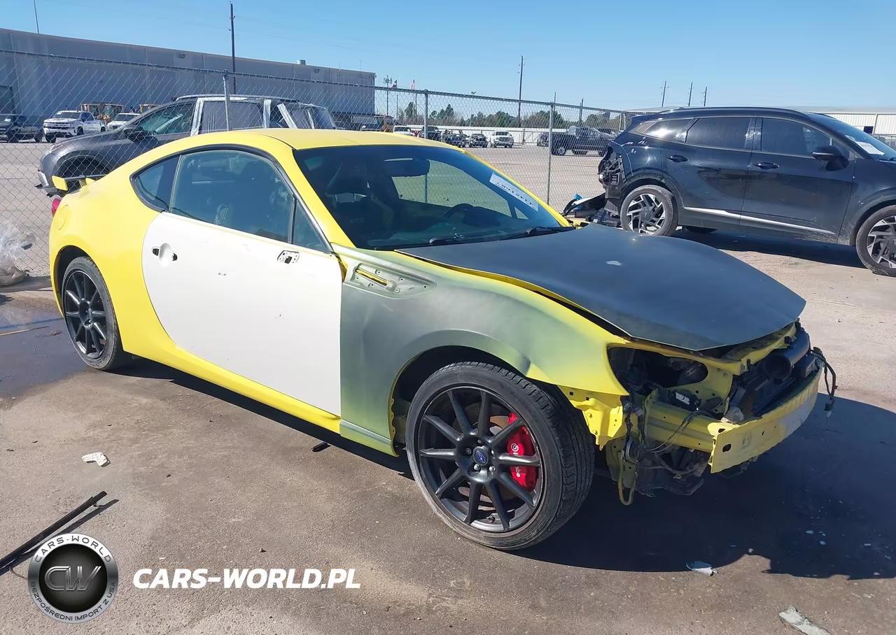 2017 Subaru Brz Series. Yellow