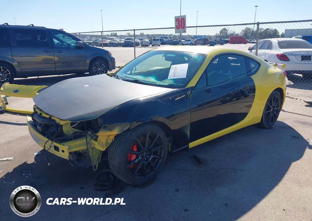 2017 Subaru Brz Series. Yellow VIN:JF1ZCAC16H9601242 - 2